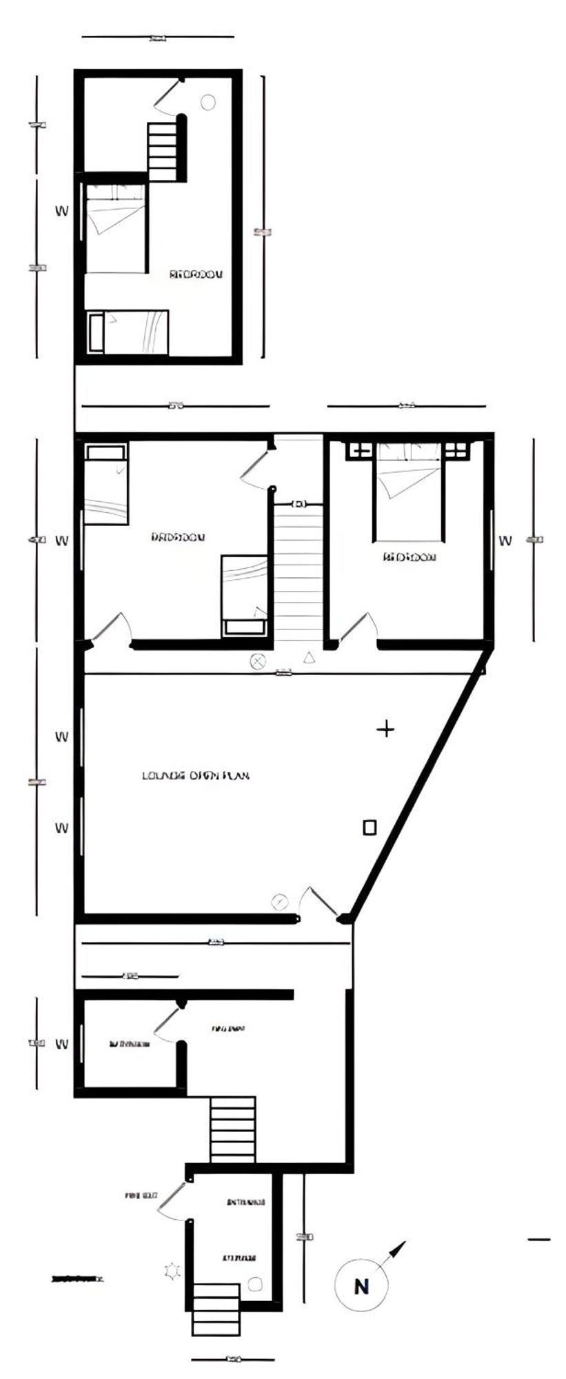 Appartement 3 Bedroom Victorian Apartment-6 Beds-free Street Parking *